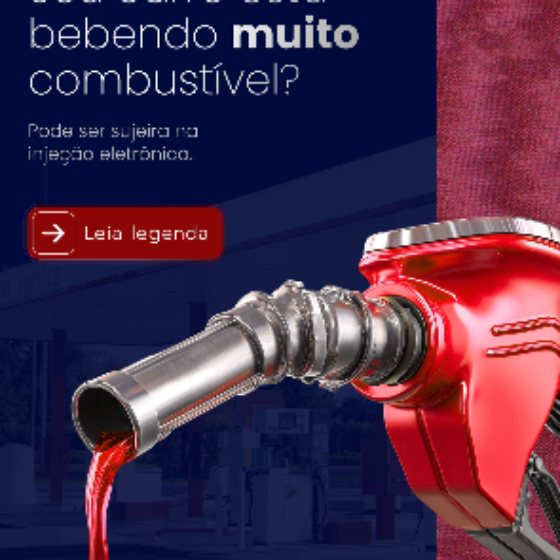 Publicação do Instagram do posto sobre consumo alto e injeção eletrônica